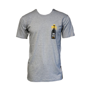 We Are Lusty Bikes B4 Beer Tee Grey Marle Size Small